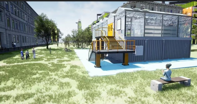 ÐÐ¸Ð·ÑÐ°Ð»Ð¸Ð·Ð°ÑÐ¸Ñ ÑÐ¾Ð³Ð¾, ÐºÐ°Ðº ÑÐµÐ¿Ð»Ð¸ÑÐ° Ð±ÑÐ´ÐµÑ Ð²ÑÐ³Ð»ÑÐ´ÐµÑÑ Ð² Ð³Ð¾ÑÐ¾Ð´ÑÐºÐ¾Ð¼ Ð¿ÑÐ¾ÑÑÑÐ°Ð½ÑÑÐ²Ðµ. ÐÐ»Ð»ÑÑÑÑÐ°ÑÐ¸Ñ Cube circle