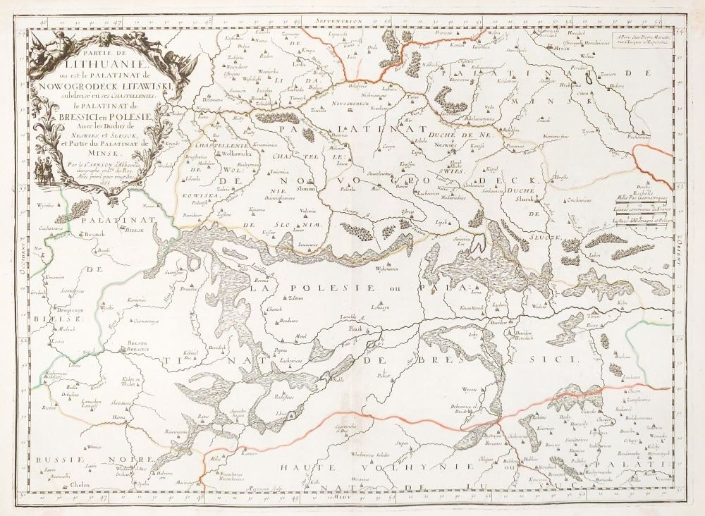 ÐÐ³ÑÐ¾Ð¼Ð½ÑÐµ Ð¾Ð·ÐµÑÐ° Ð¸ Ð±ÐµÑÐºÐ¾Ð½ÐµÑÐ½ÑÐµ Ð±Ð¾Ð»Ð¾ÑÐ° ÐÐ¾Ð»ÐµÑÑÑ Ð½Ð° ÐºÐ°ÑÑÐµ 1665 Ð³Ð¾Ð´Ð°