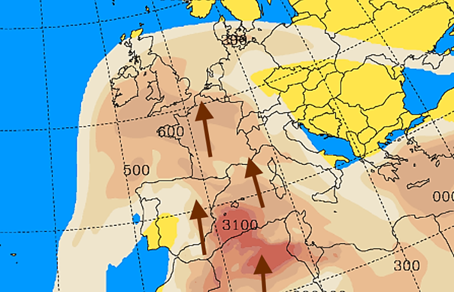 ÐÐ°ÑÑÐ° Ð´Ð²Ð¸Ð¶ÐµÐ½Ð¸Ñ Ð¿ÑÐ»Ð¸ Ð¸Ð· Ð¡Ð°ÑÐ°ÑÑ ÑÐµÑÐµÐ· ÐÐ²ÑÐ¾Ð¿Ñ. ÐÐ½ÑÐ¾Ð³ÑÐ°ÑÐ¸ÐºÐ° - meteo-villes.com 