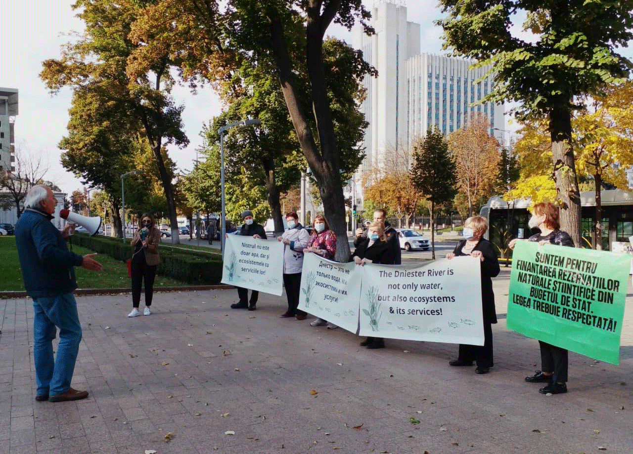 ÐÐ° Ð¿Ð¸ÐºÐµÑÐµ Ð¿ÐµÑÐµÐ´ Ð·Ð´Ð°Ð½Ð¸ÐµÐ¼ ÐÐ°ÑÐ»Ð°Ð¼ÐµÐ½ÑÐ° Ð² ÐÐ¸ÑÐ¸Ð½ÑÐ²Ðµ Ð²ÑÑÑÑÐ¿Ð°ÐµÑ ÐÐ»ÑÑ Ð¢ÑÐ¾Ð¼Ð±Ð¸ÑÐºÐ¸Ð¹, Ð´Ð¸ÑÐµÐºÑÐ¾Ñ Eco-TIRAS